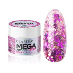 CLARESA ŻEL DO ZDOBIEŃ MEGASTAR 10g PINK PIXEL