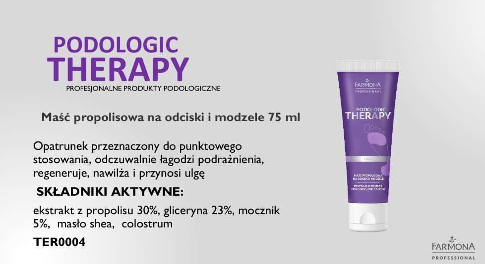 PODOLOGIC THERAPY MAŚĆ PROPOLISOWA NA ODCISKI I MODZELE 75ml - obrazek 3