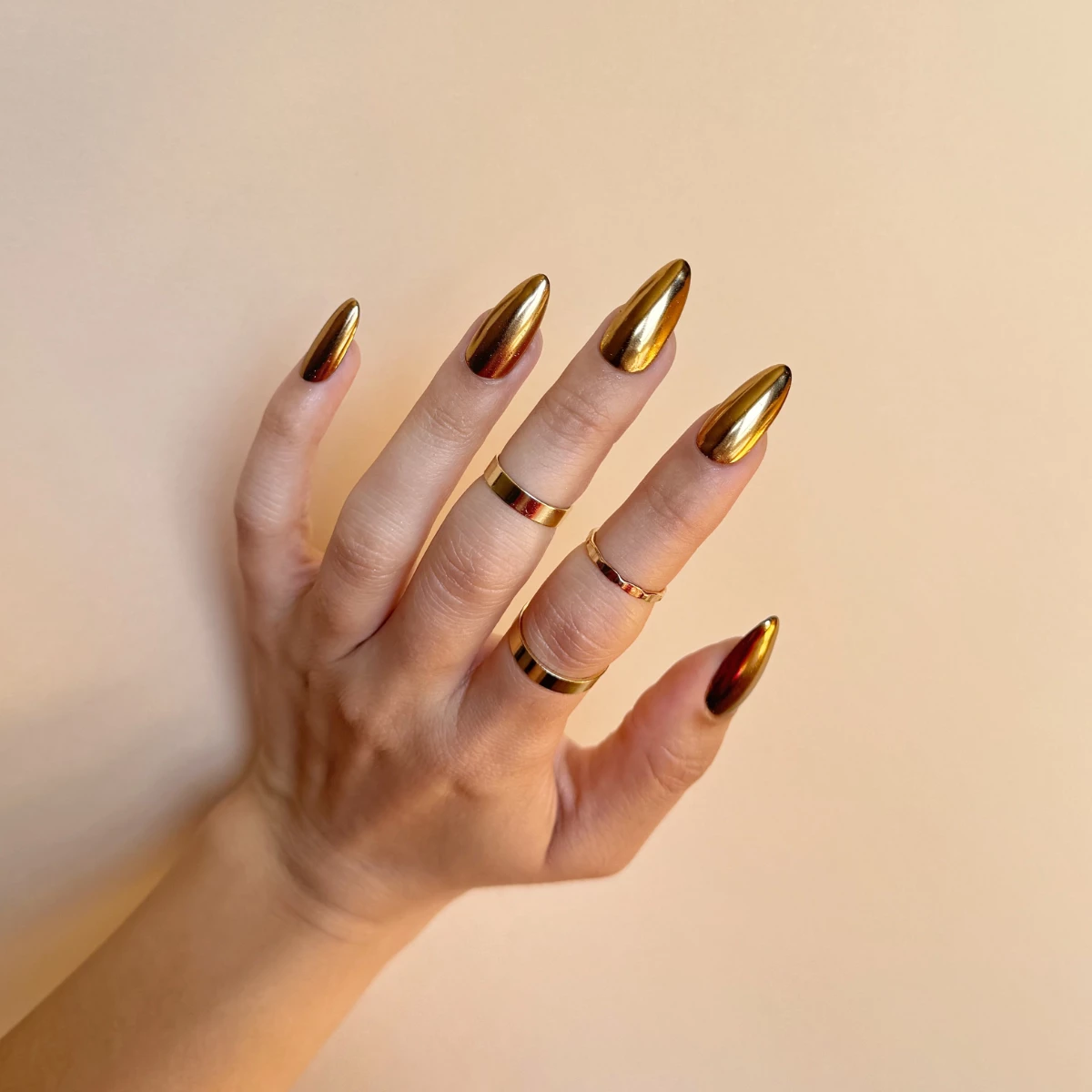 #502 HI HYBRID MIRROR DUST GOLD - obrazek 3