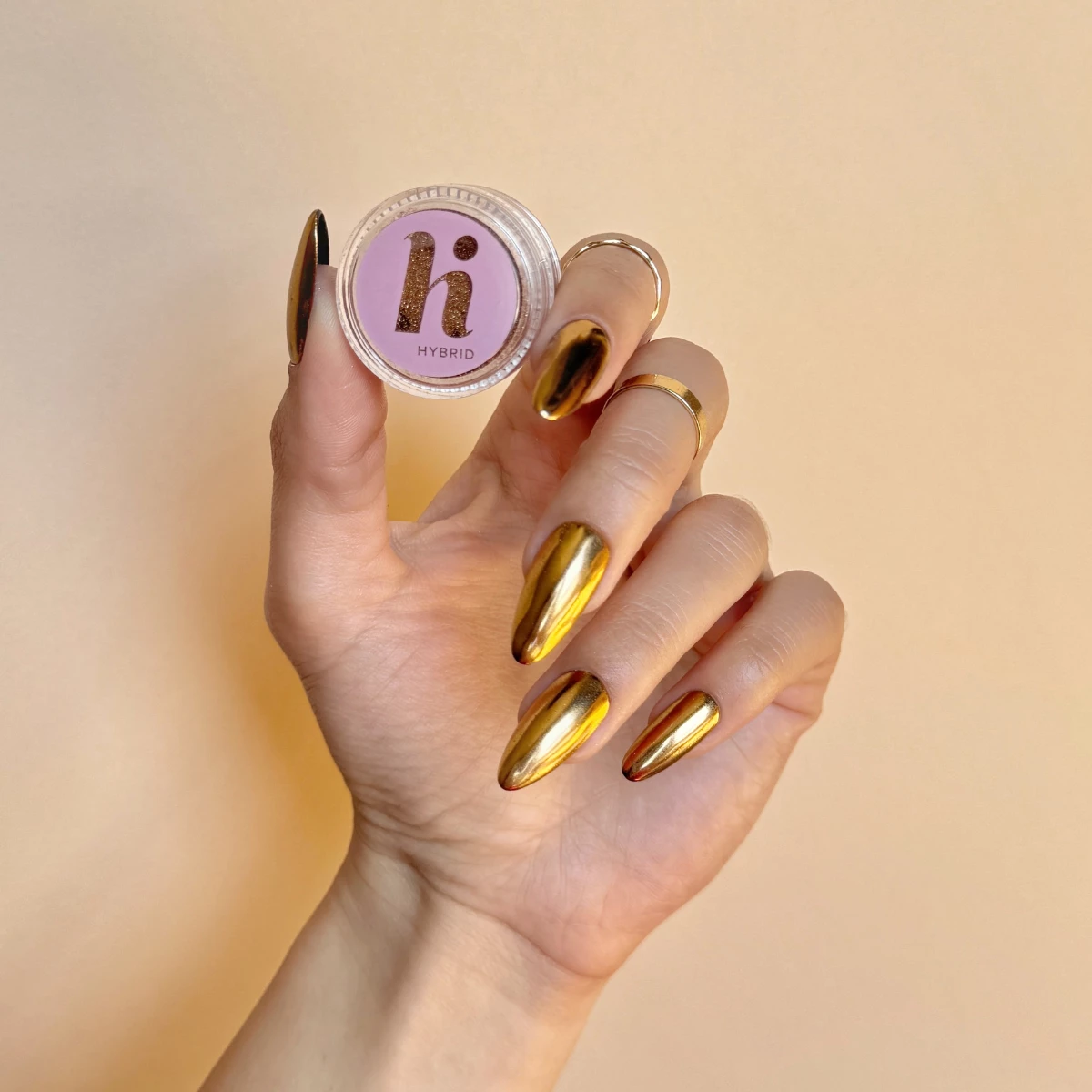 #502 HI HYBRID MIRROR DUST GOLD - obrazek 4