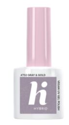 HI HYBRID LAKIER HYBRYDOWY #732 GRAY&GOLD 5ml