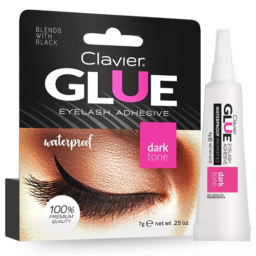 CLAVIER KLEJ DO RZĘS WODOODPORNY 7g DARK TONE czarny