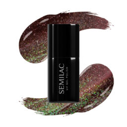 SEMILAC LAKIER HYBRYDOWY 7ml 824 DIGITAL RED kocie oko CAT EYE GALAXY FLESH