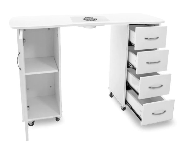 ACTIV BIURKO 2027 ZP białe dwie szafki 115632 - obrazek 5