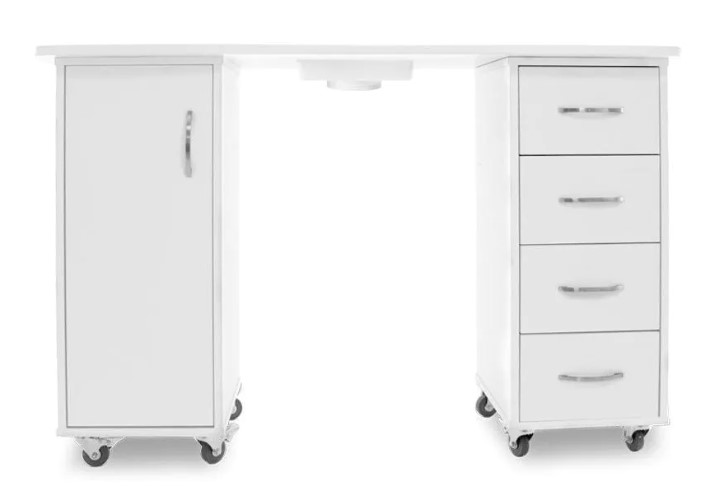 ACTIV BIURKO 2027 ZP białe dwie szafki 115632 - obrazek 6