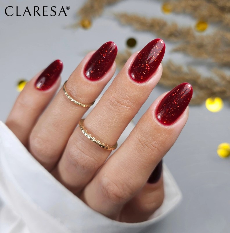 CLARESA LAKIER HYBRYDOWY RAINBOW JELLO BASE 5g CHERRY - obrazek 3