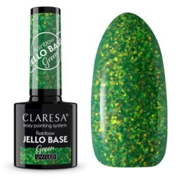 CLARESA LAKIER HYBRYDOWY RAINBOW JELLO BASE 5g GREEN