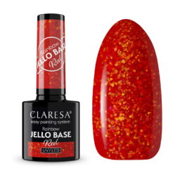 CLARESA LAKIER HYBRYDOWY RAINBOW JELLO BASE 5g RED
