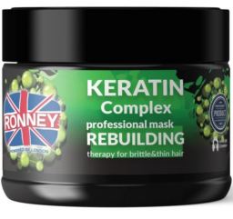 RONNEY KERATIN COMPLEX  MASKA 300ml odbudowująca do włosów suchych i łamliwych