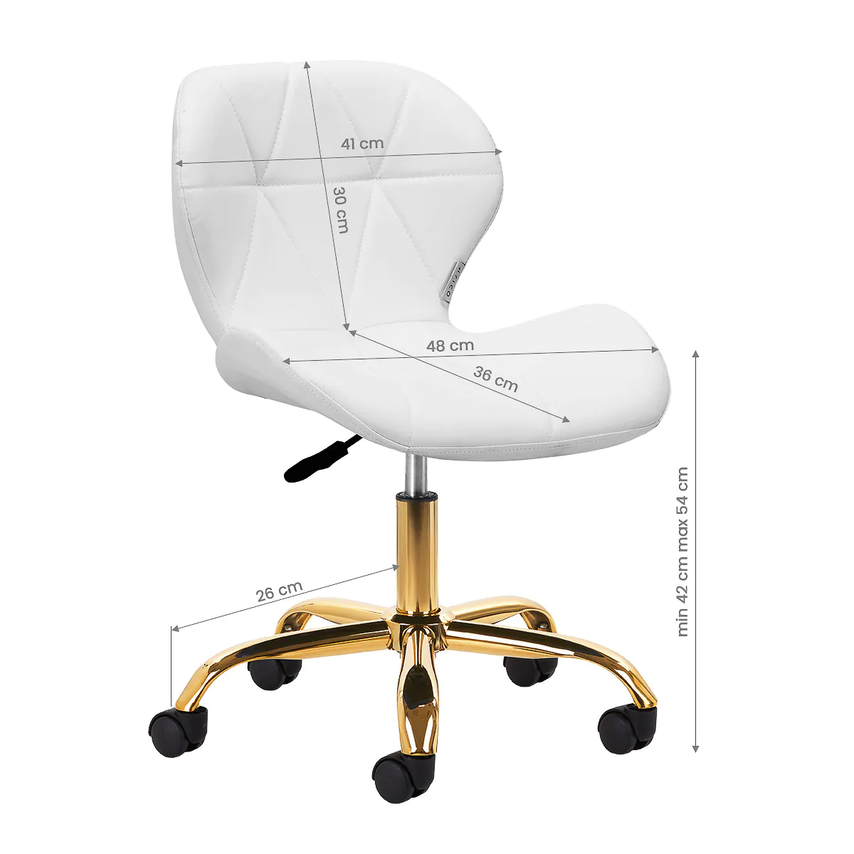 ACTIV TABORET KOSMETYCZNY QS-06G złoto biały 150113 - obrazek 7
