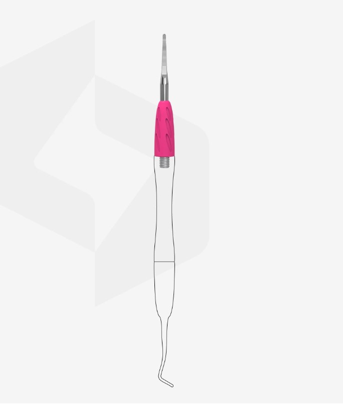 STALEKS CZĘŚĆ ROBOCZA KOPYTKA COMBO UNIQ 37 pilnik z zagiętą końcówką WPPQ-37 - obrazek 3