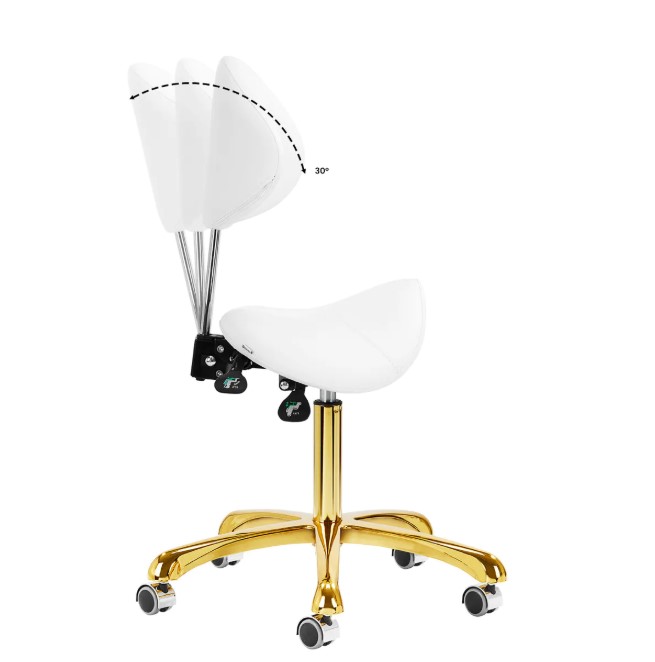 ACTIV TABORET KOSMETYCZNY 1004 Giovanni biało-złoty 147847 - obrazek 9