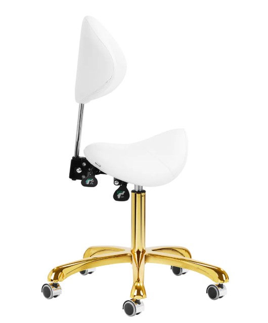 ACTIV TABORET KOSMETYCZNY 1004 Giovanni biało-złoty 147847 - obrazek 2