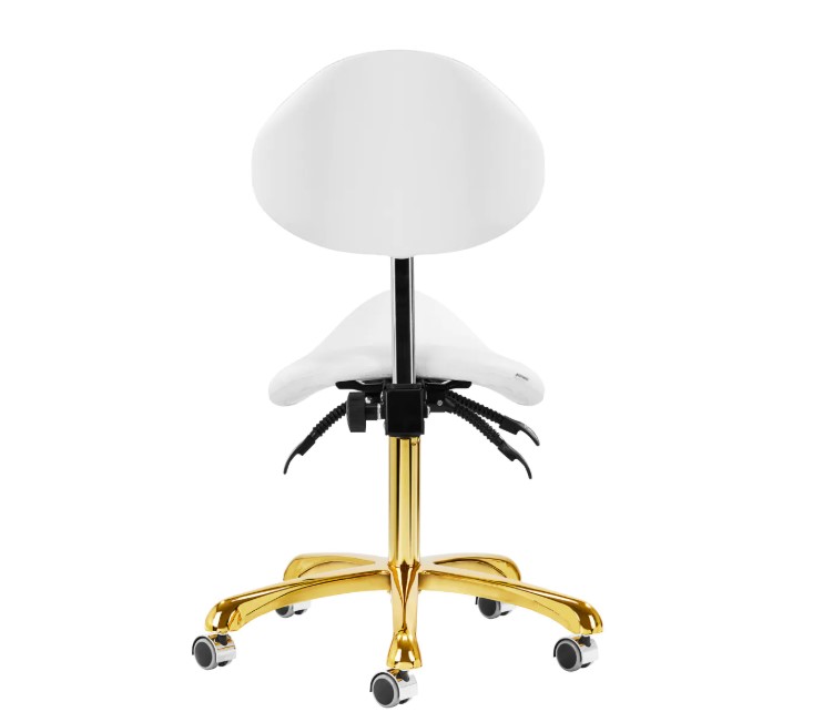 ACTIV TABORET KOSMETYCZNY 1004 Giovanni biało-złoty 147847 - obrazek 4