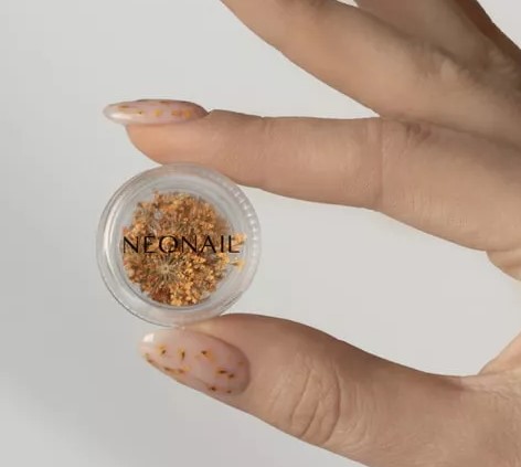 10598 OZDOBA DO PAZNOKCI SUSZONE KWIATKI 03 ORANGE - obrazek 2