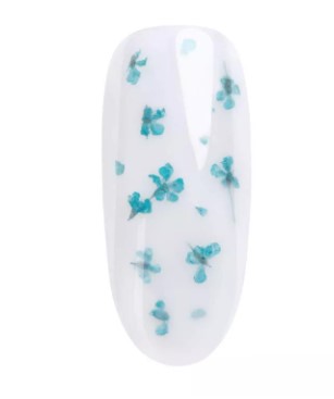10598 OZDOBA DO PAZNOKCI SUSZONE KWIATKI 05 Turquoise - obrazek 3