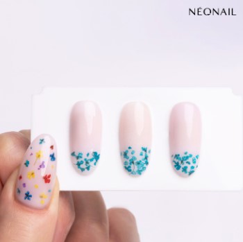 10598 OZDOBA DO PAZNOKCI SUSZONE KWIATKI 05 Turquoise - obrazek 4