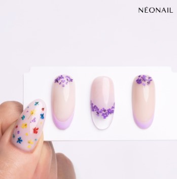 10598 OZDOBA DO PAZNOKCI SUSZONE KWIATKI 06 VIOLET - obrazek 4