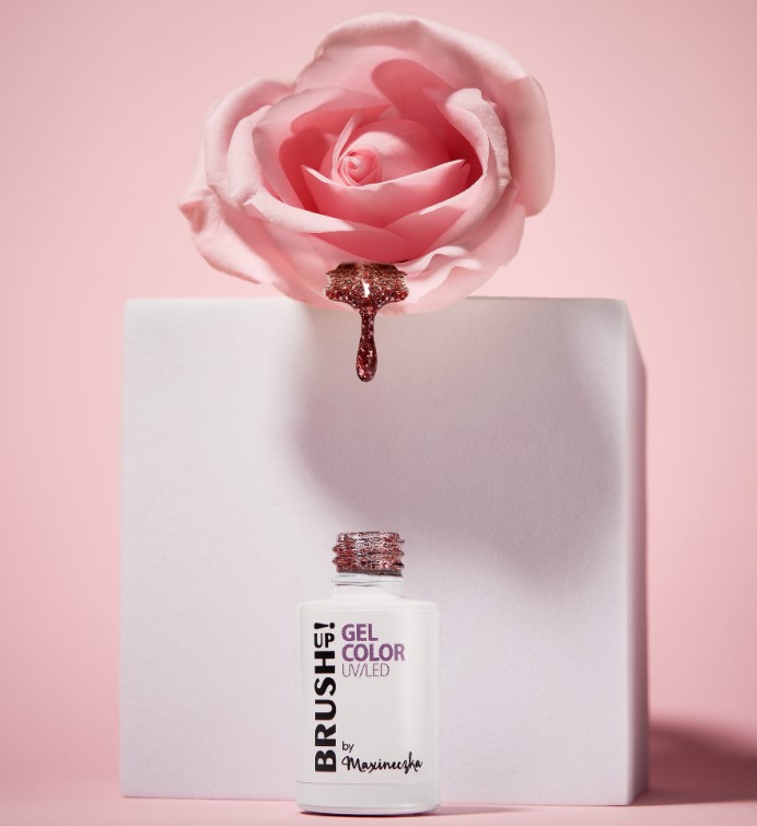 BRUSH UP! LAKIER HYBRYDOWY 5g ROSE GLAM - obrazek 2