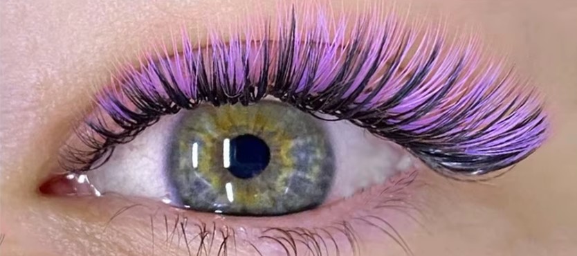 RZĘSY LashProfessor - OMBRE FIOLETOWE D 0,07 12mm - obrazek 9