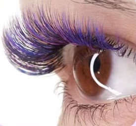 RZĘSY LashProfessor - OMBRE FIOLETOWE D 0,07 12mm - obrazek 5