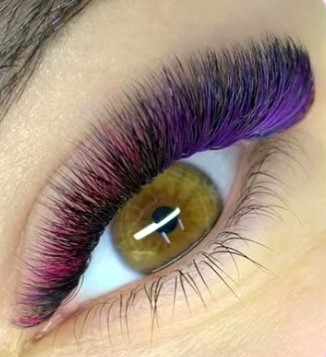 RZĘSY LashProfessor - OMBRE FIOLETOWE D 0,07 12mm - obrazek 7