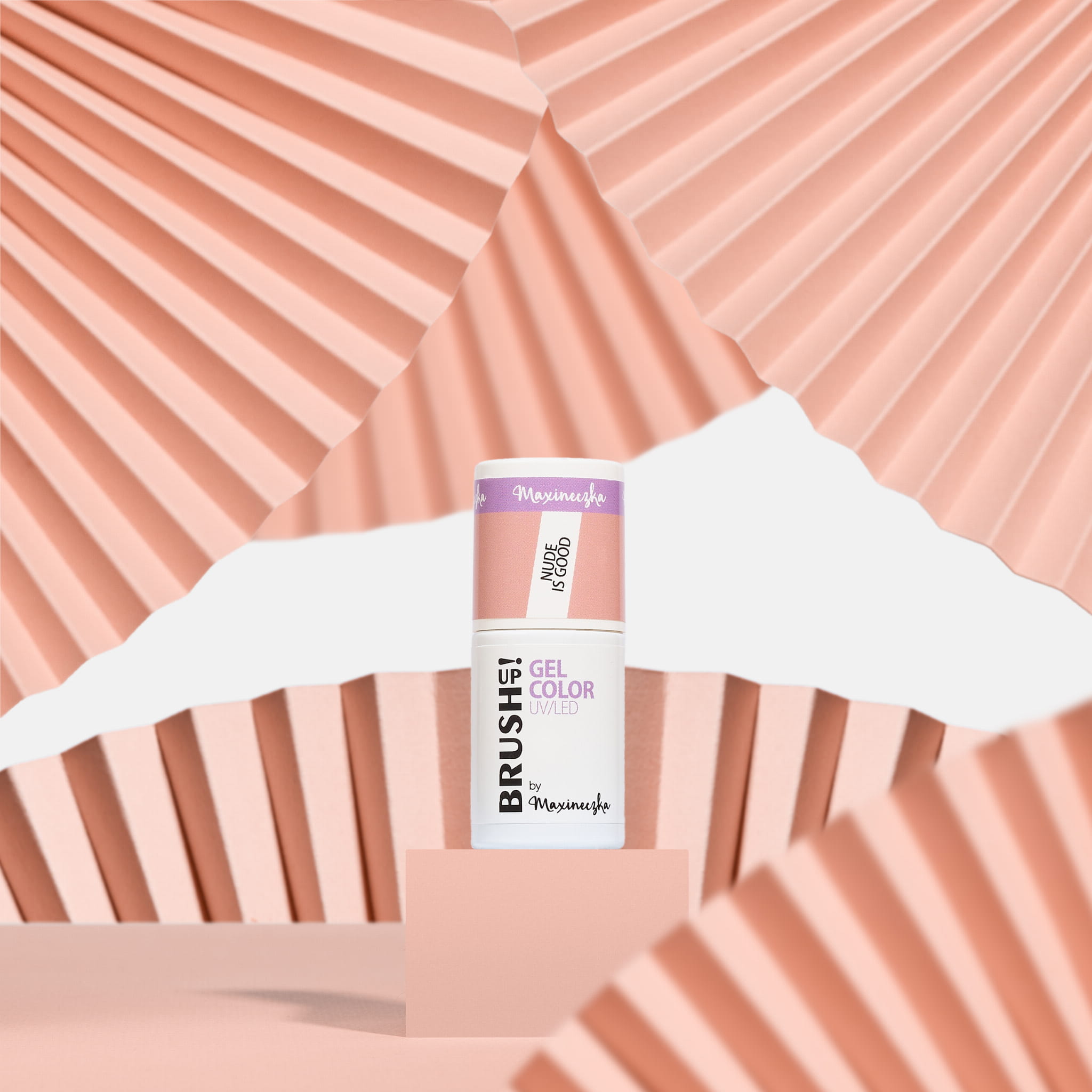 BRUSH UP! LAKIER HYBRYDOWY 5g NUDE IS GOOD - obrazek 3