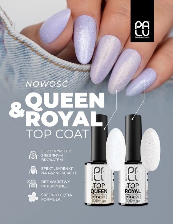 PALU LAKIER HYBRYDOWY TOP ROYAL NO WIPE 11ml - obrazek 5