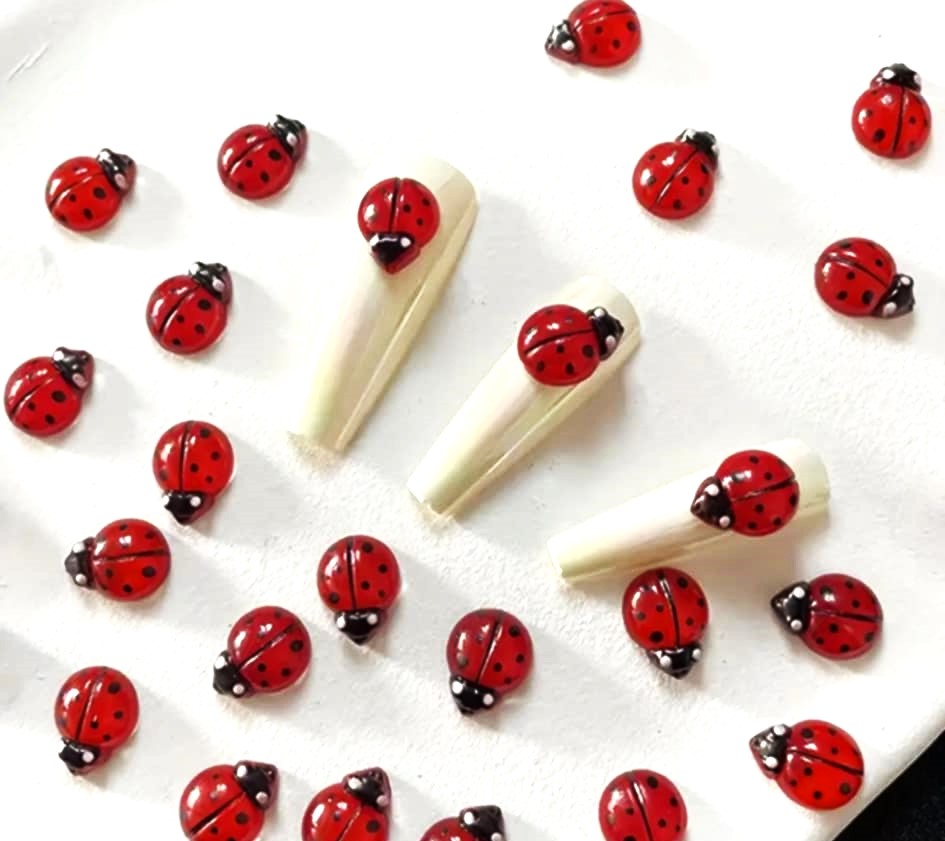 OZDOBY DO PAZNOKCI 3D MIX BIEDRONKA