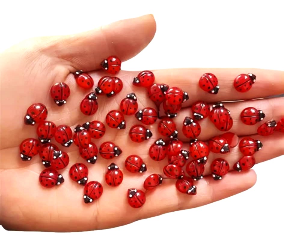 OZDOBY DO PAZNOKCI 3D MIX BIEDRONKA - obrazek 4