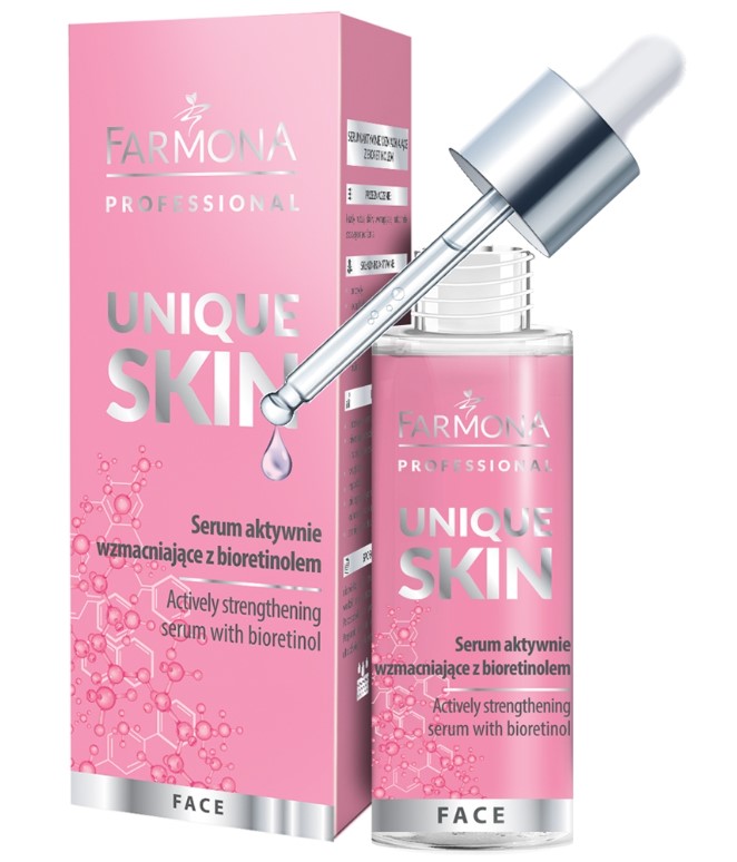 UNIQUE SKIN SERUM WZMACNIAJĄCE Z BIORETINOLEM 30ml