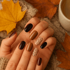 Modne paznokcie jesień–zima 2025/2026 – trendy, kolory i wzory