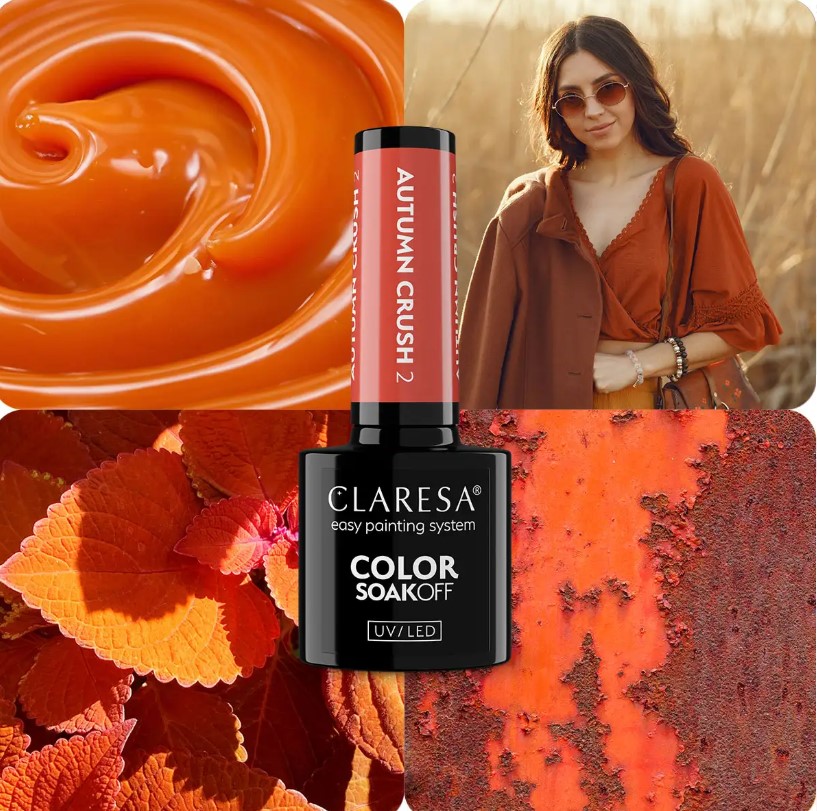 CLARESA LAKIER HYBRYDOWY 5g AUTUMN CRUSH 2 - obrazek 2