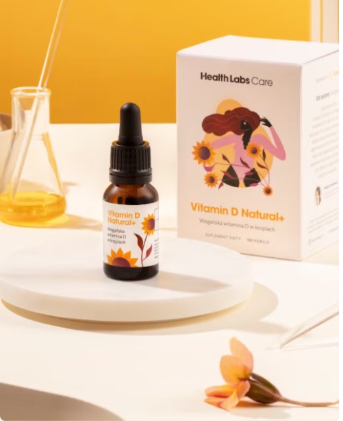 Health Labs Care Vitamin D Natural+ 9,9ml - obrazek 2