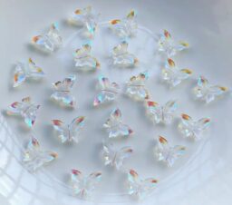 OZDOBY DO PAZNOKCI 3D MIX MOTYLKI 10szt