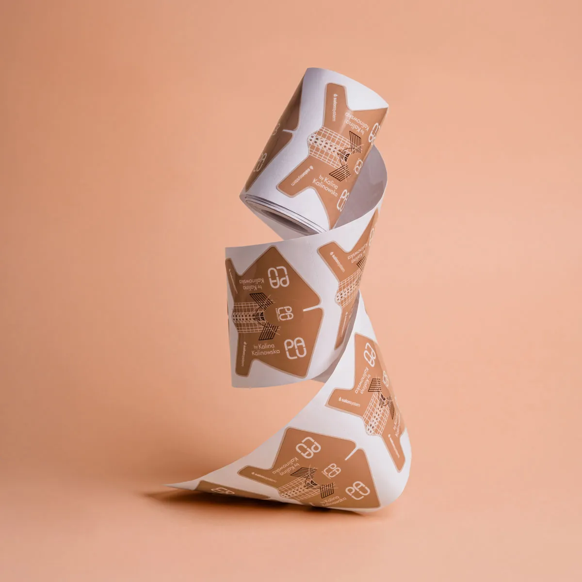 PALU SZABLONY FORMY DO PAZNOKCI by KALINA KALINOWSKA 100szt - obrazek 6