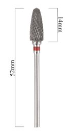 FREZ Z WĘGLIKA SPIEKANEGO stożek delikatny