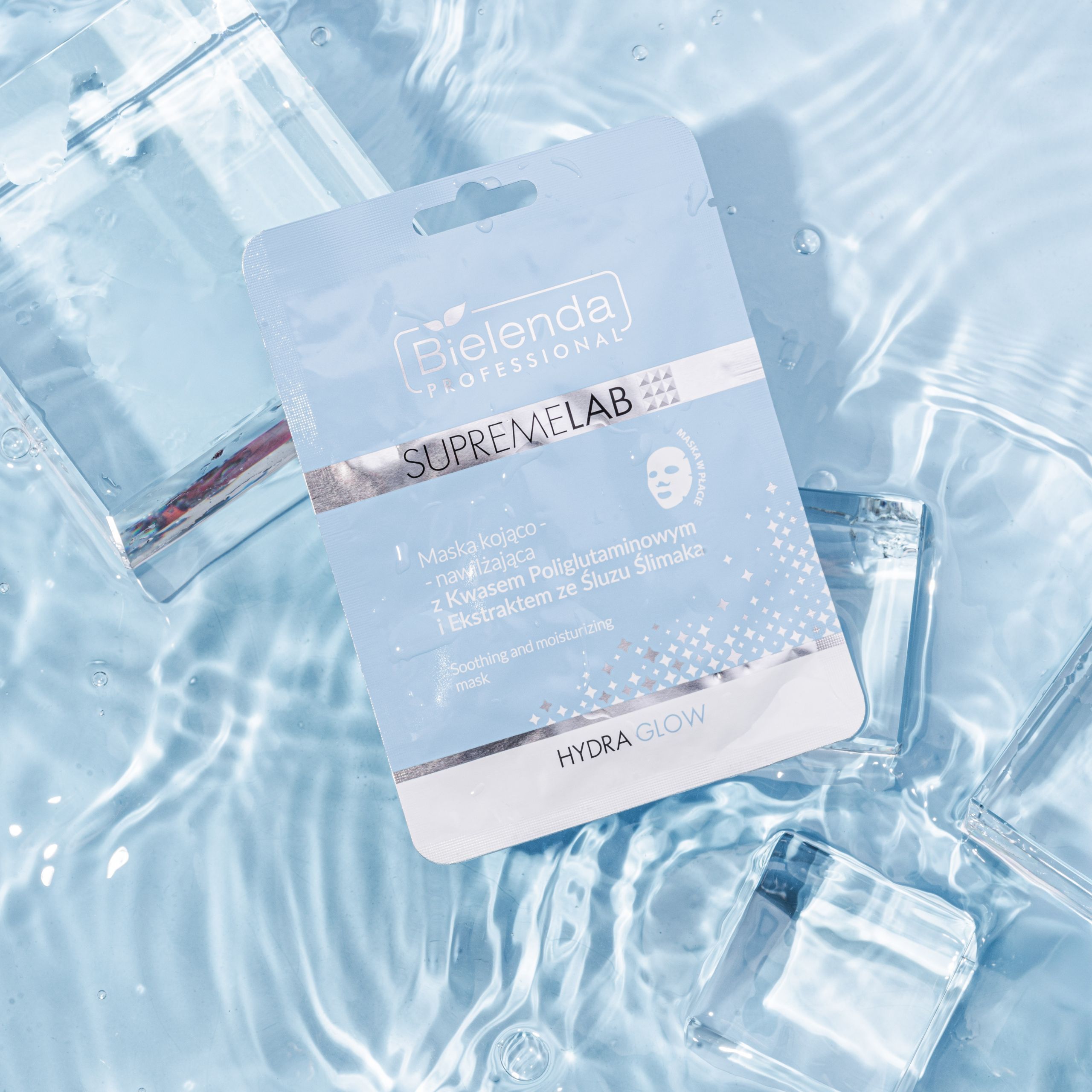 SUPREMELAB HYDRA GLOW MASKA KOJĄCO NAWILŻAJĄCA Z KWASEM POLIGLUTAMINOWYM I EKSTRAKTEM ZE ŚLUZU ŚLIMAKA - obrazek 6