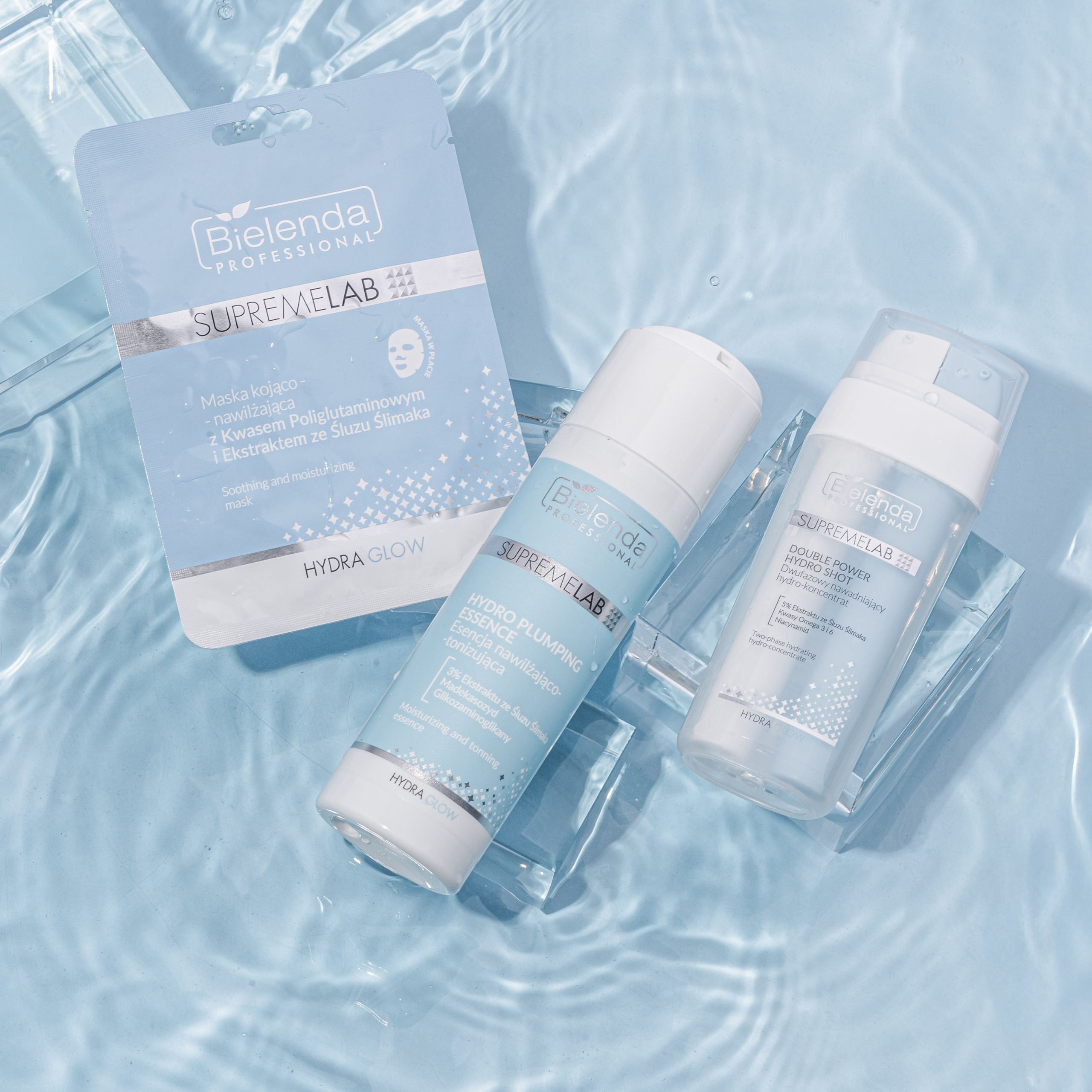 SUPREMELAB HYDRA GLOW MASKA KOJĄCO NAWILŻAJĄCA Z KWASEM POLIGLUTAMINOWYM I EKSTRAKTEM ZE ŚLUZU ŚLIMAKA - obrazek 5