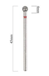 FREZ DIAMENTOWY kulka 4mm delikatny