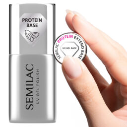 SEMILAC BAZA DO LAKIERÓW HYBRYDOWYCH I ŻELOWYCH PROTEIN EXTEND BASE PROTEIN EXTEND 7ml