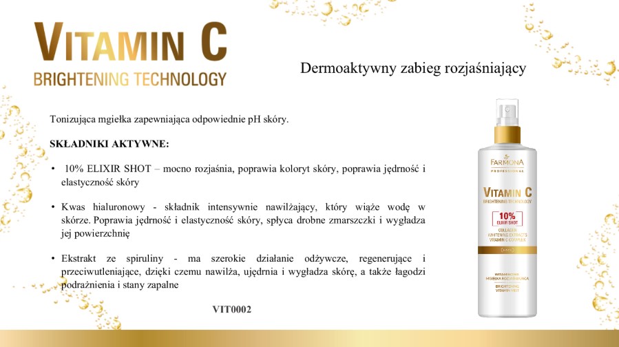 VITAMIN C WITAMINOWA MGIEŁKA ROZJAŚNIAJĄCA 200ml - obrazek 8