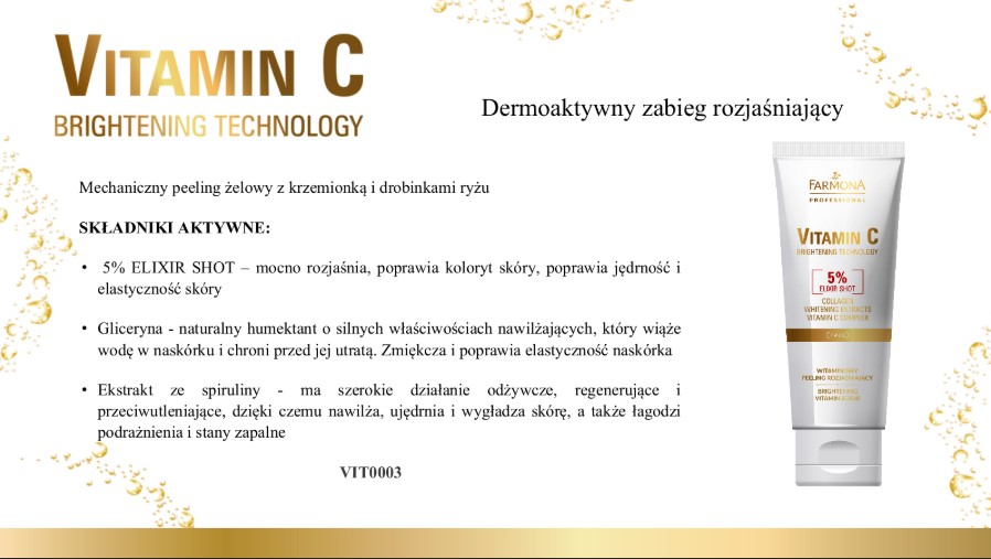 VITAMIN C WITAMINOWY PEELING ROZJAŚNIAJĄCY 200ml - obrazek 2