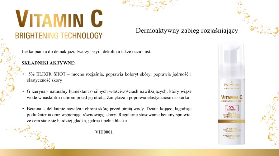 VITAMIN C WITAMINOWA MGIEŁKA ROZJAŚNIAJĄCA 200ml - obrazek 7