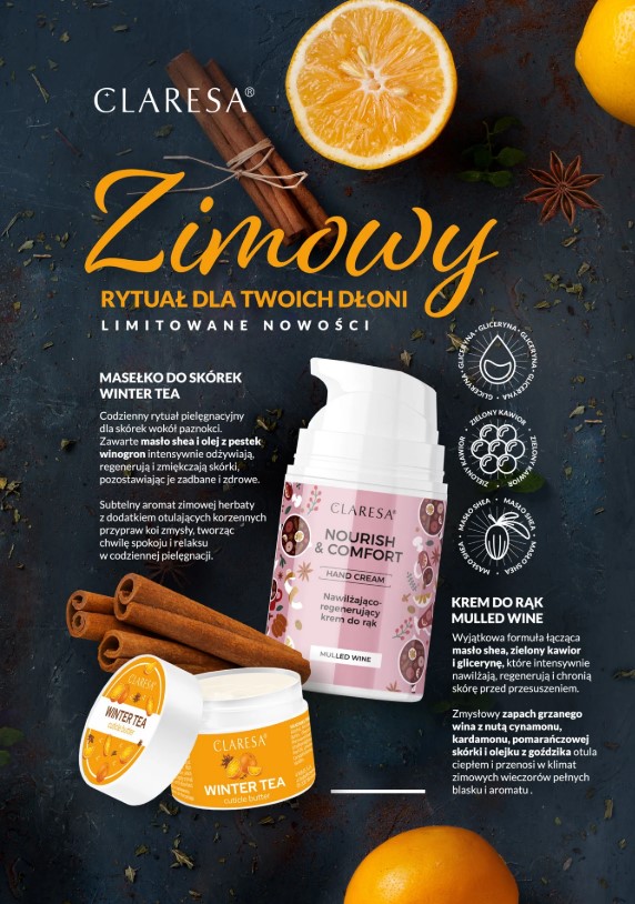 CLARESA KREM MULLED WINE 48g - obrazek 2