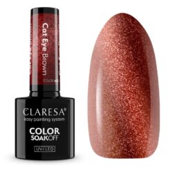 CLARESA LAKIER HYBRYDOWY 5g ALCHEMY CAT EYE BROWN