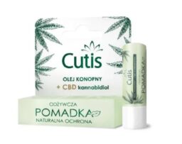 CUTIS ODŻYWCZA POMADKA DO UST 5g olej konopny + cbd kannabidiol