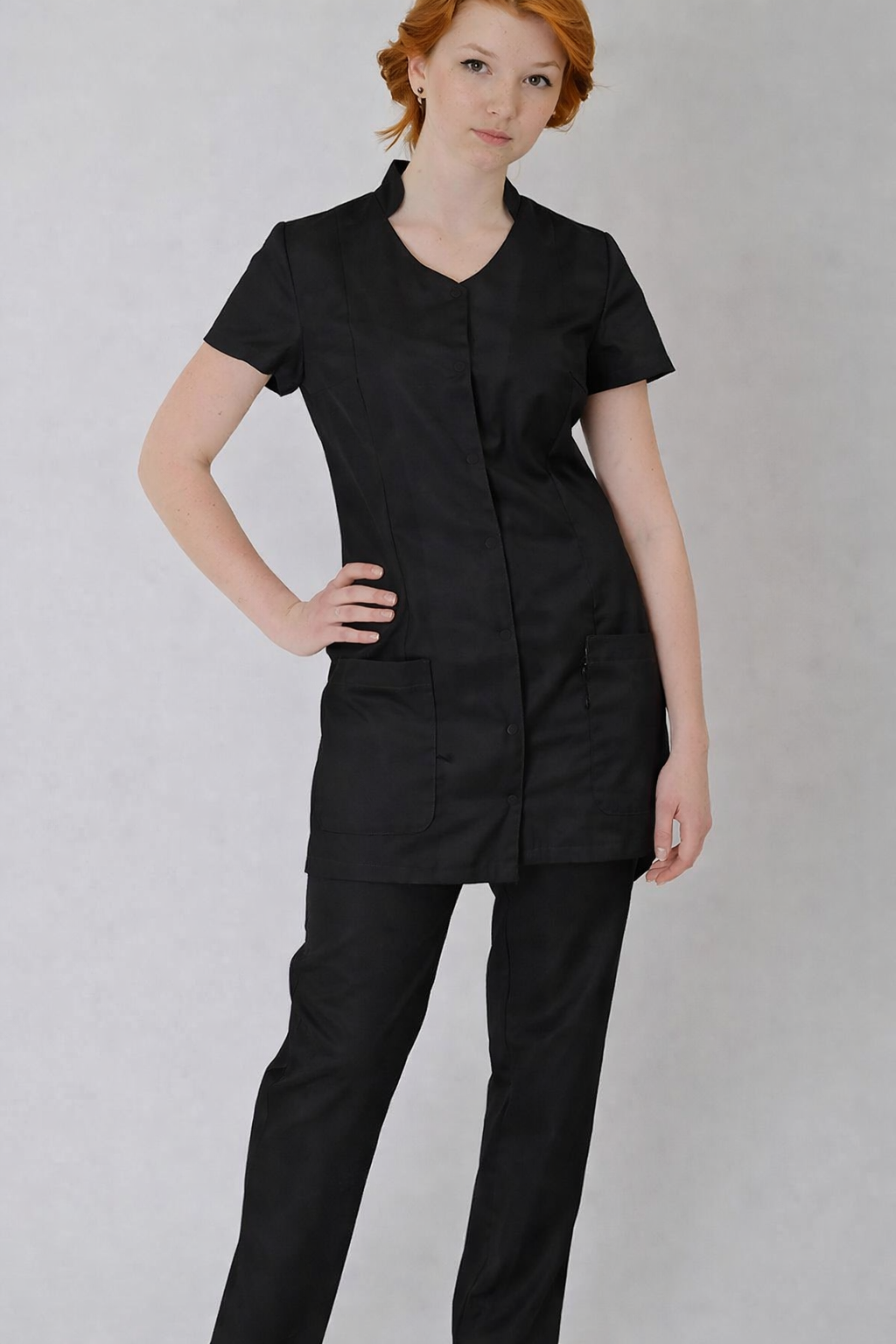 ANGOG FARTUCH FK-02 CZARNY napy