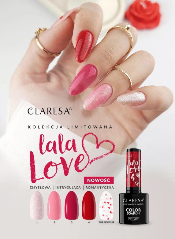 CLARESA LAKIER HYBRYDOWY 5g LA LA LOVE 4 - obrazek 4