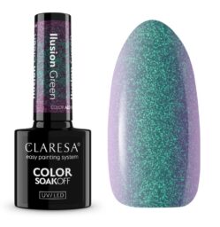 CLARESA LAKIER HYBRYDOWY 5g ALCHEMY ILUSION GREEN